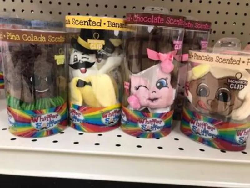 Shelves of boutique items inside Delta Drug
